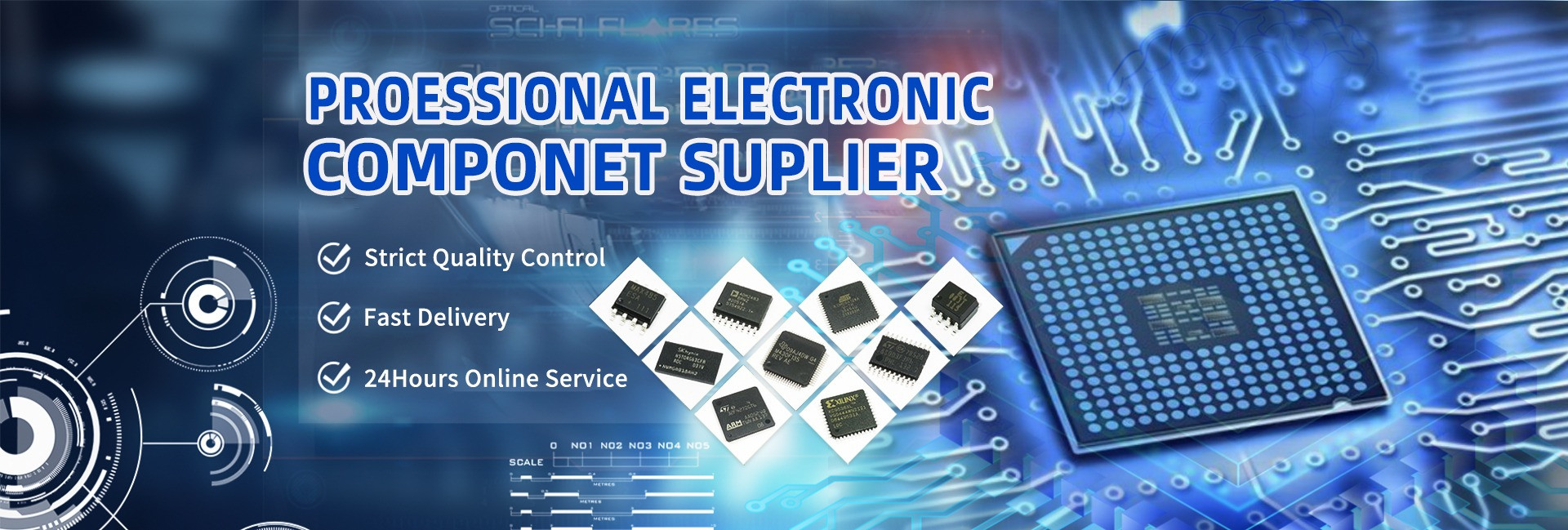 qualità Componenti elettronici CI fabbrica